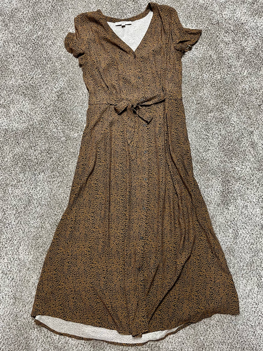 LOFT 10 TALL Leopard Dress - Picture 2 of 6